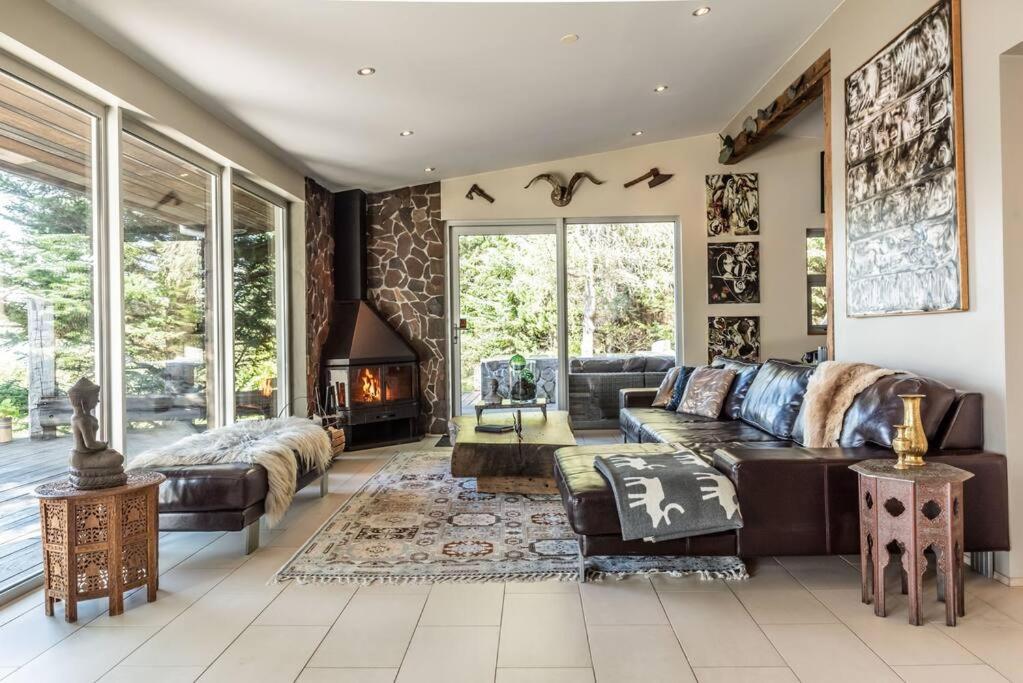 Luxury Lakefront Villa, Infinity Hot Tub And Sauna Grimsnes og Grafningshreppur Extérieur photo