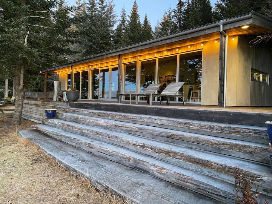 Luxury Lakefront Villa, Infinity Hot Tub And Sauna Grimsnes og Grafningshreppur Extérieur photo